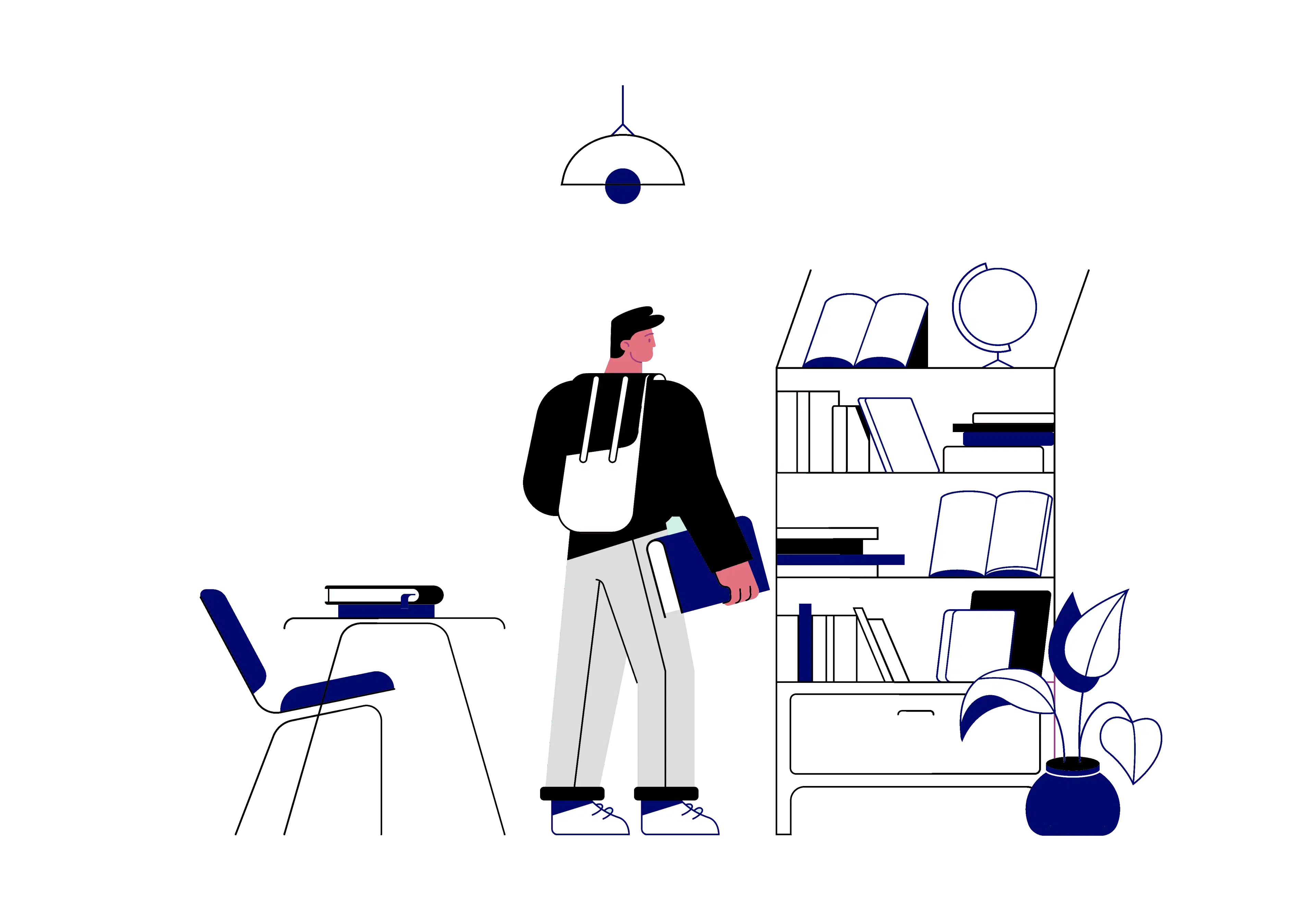 Education manegement Illustration